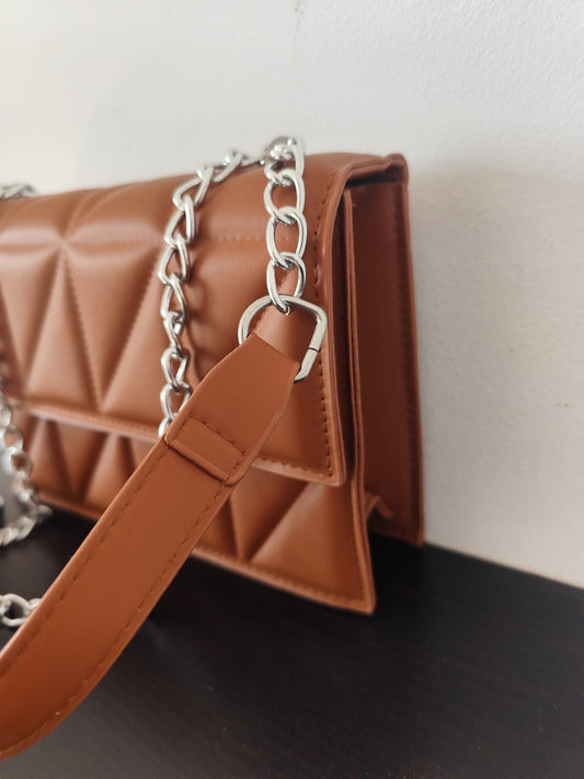 Bolso Brown Luxe Chain