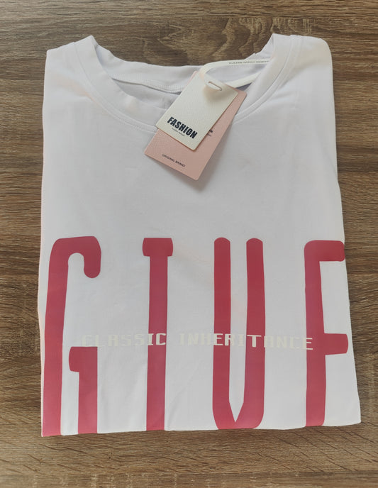 Camiseta "Give" Pink Edition